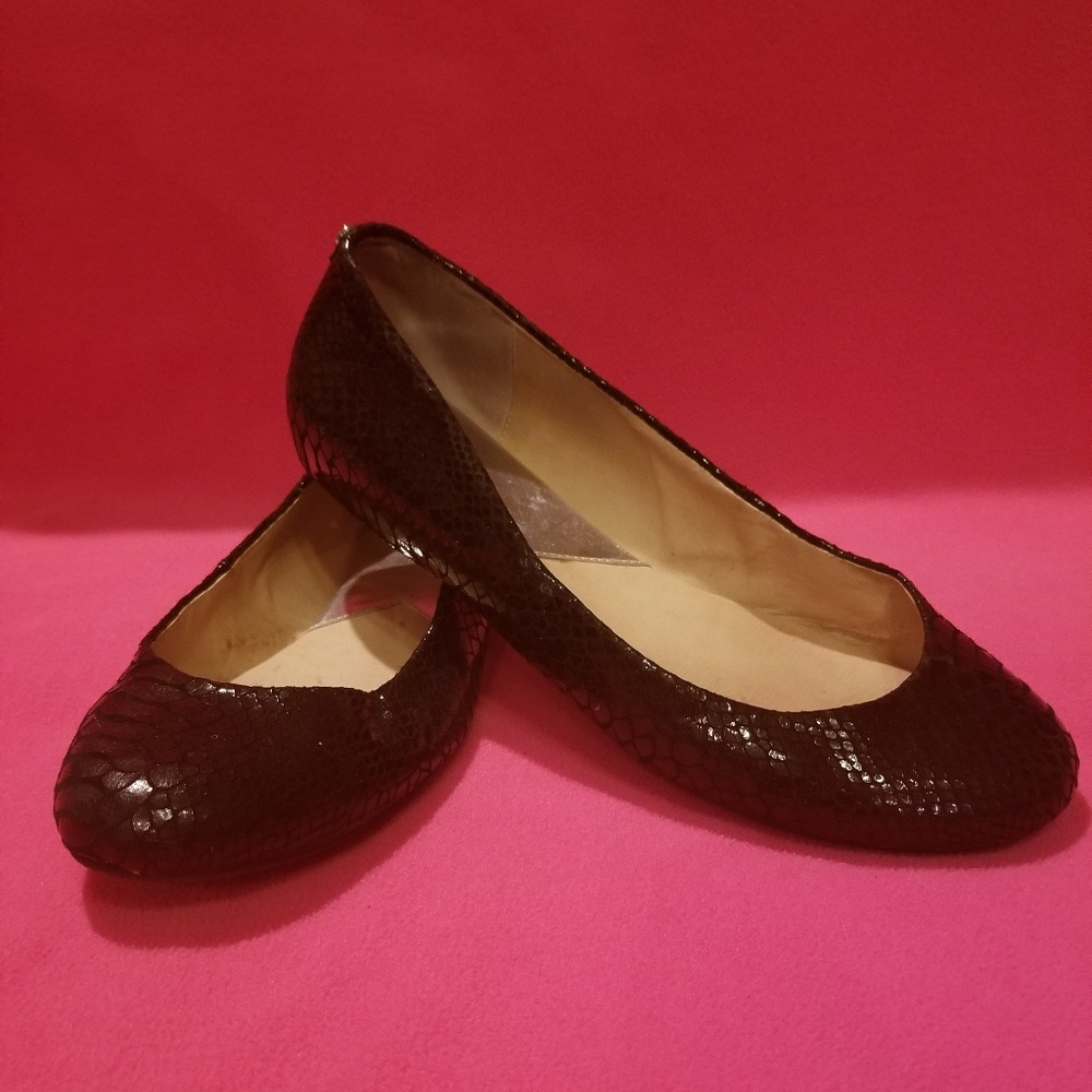 Michael Kors Snakeskin Flats